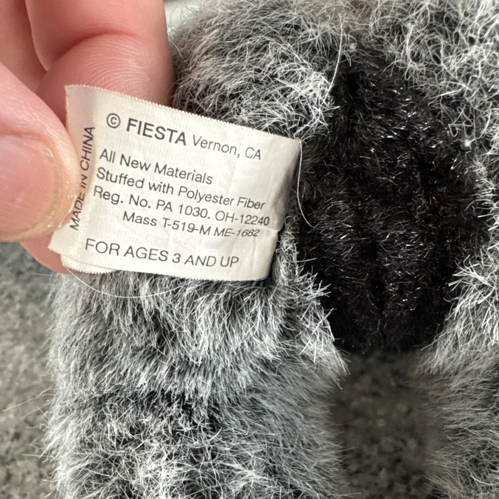 Fiesta Gorilla Silverback Stuffed Animal Plush Toy Black 10